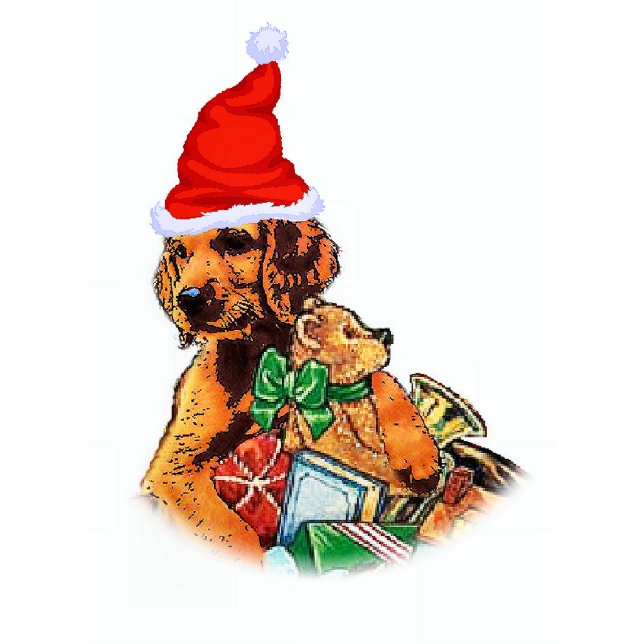 Irish Setter Christmas Gifts Ornament (Front)
