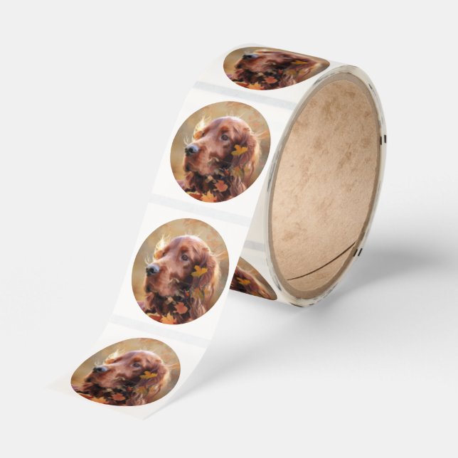  Irish Setter Classic Round Sticker (Roll)