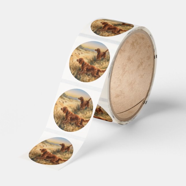  Irish Setter Classic Round Sticker (Roll)