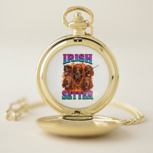 Irish Setter Copy Pocket Watch