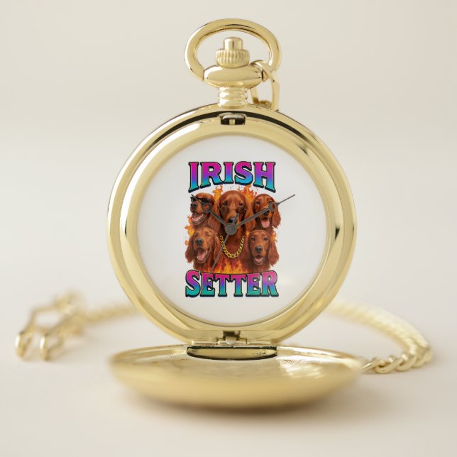 Irish Setter Copy Pocket Watch (Inside)