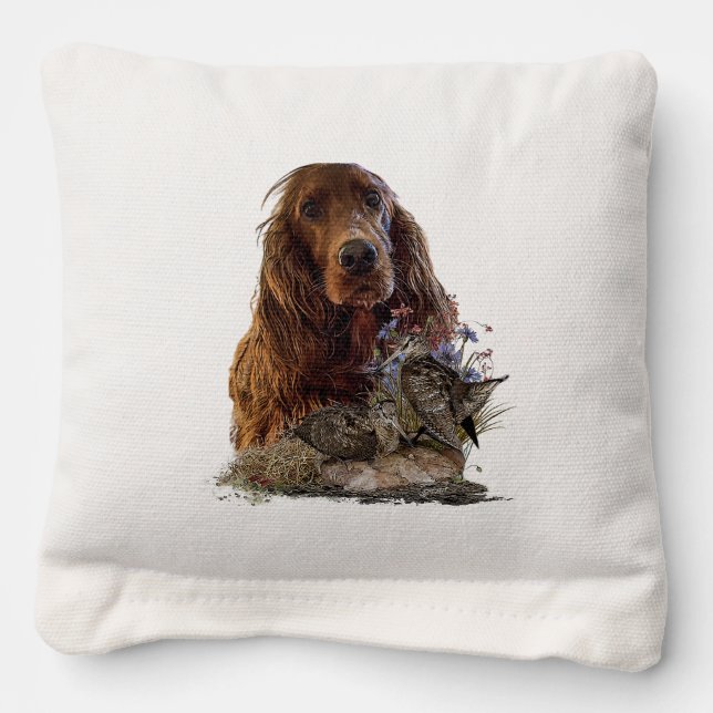 Irish Setter Cornhole Bags (Front)