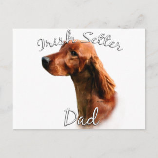 Irish Setter Dad 2 Postcard