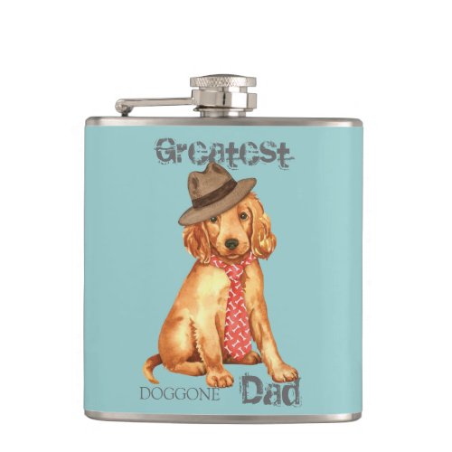 Irish Setter Dad Flask