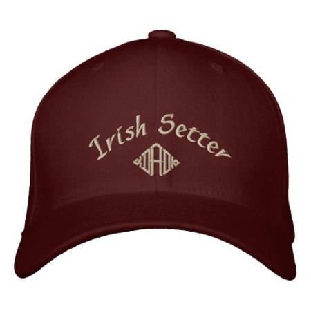 Irish Setter Dad Gifts Embroidered Baseball Cap