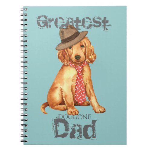 Irish Setter Dad Notebook
