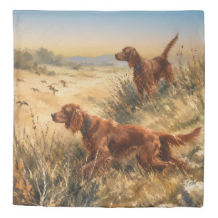 Irish Setter Duvet Cover