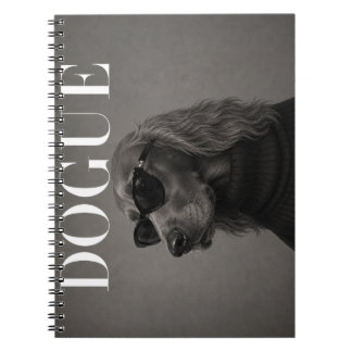 Irish Setter Editorial Dog Portrait Notebook