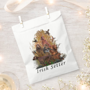 Irish Setter  Favor Bag