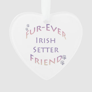 Irish Setter Furever Friend Acrylic Ornament