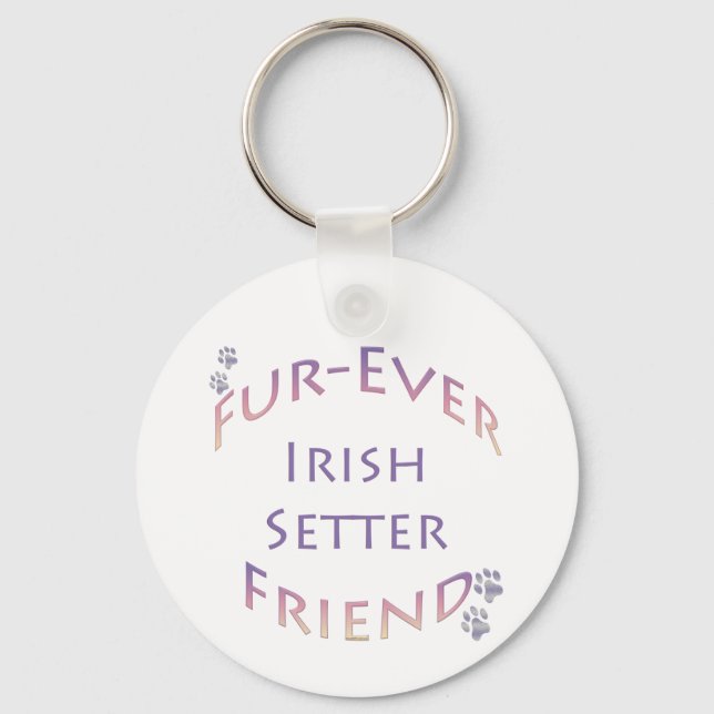Irish Setter Furever Keychain (Front)