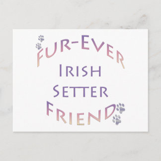 Irish Setter Furever Postcard