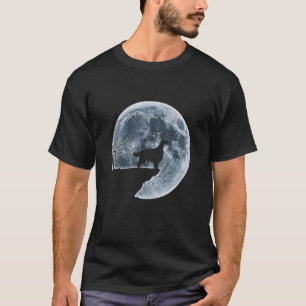 Irish Setter Halloween Costume Moon Silhouette T-Shirt