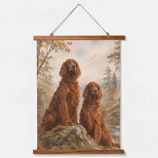  Irish Setter   Hanging Tapestry (Front)
