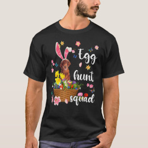 Irish Setter Happy Easter Day Easter Colorful Egg T-Shirt