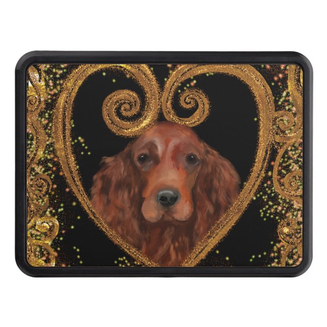  IRISH SETTER HITCH COVER (Front)
