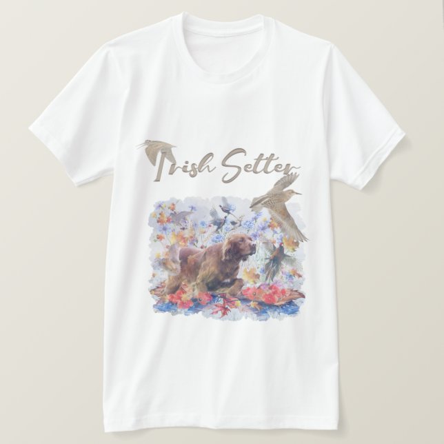 Irish Setter hunting     T-Shirt (Design Front)