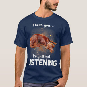 Irish Setter I hear you not listening T-Shirt