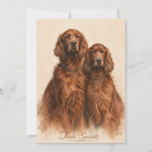 Irish Setter Invitation