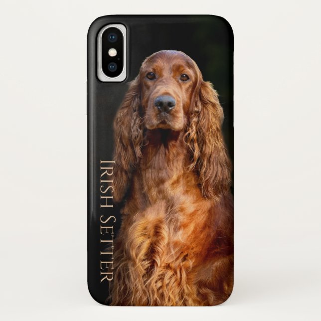 Irish Setter iPhone / iPad case (Back)