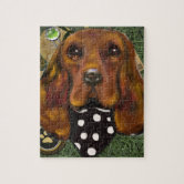 Irish Setter dog puzzle, wooden dog puzzle Irish Setter, Irish