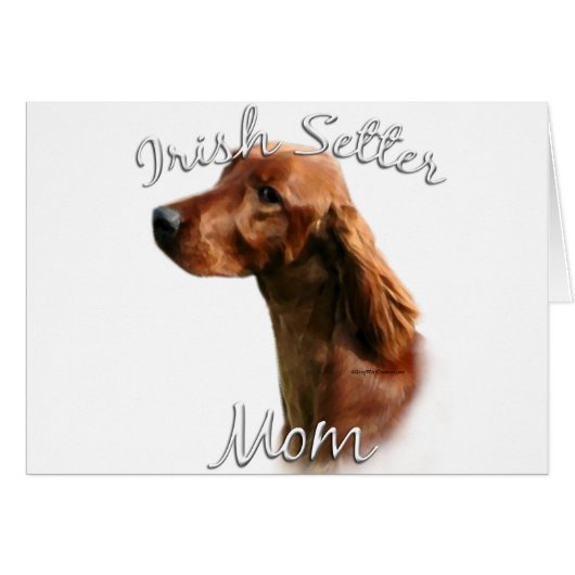 Irish Setter Mom 2 Cards (Front Horizontal)