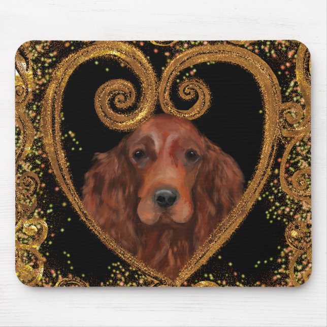  IRISH SETTER MOUSE PAD (Front)
