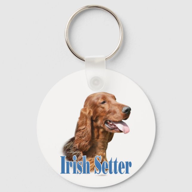 Irish Setter Name Keychain (Front)