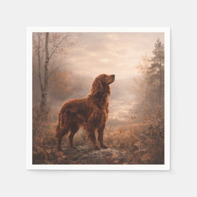 Irish Setter Napkins (Front)