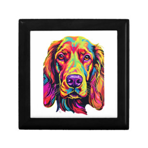 Irish Setter Neon Design Gift Box