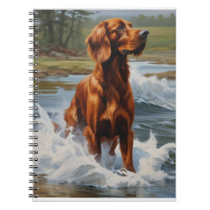 Irish Setter Notebook