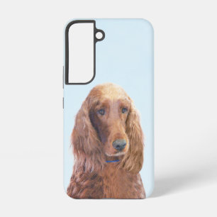 Irish Setter Painting - Cute Original Dog Art Samsung Galaxy S22 Case