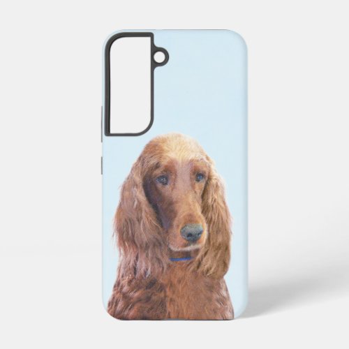 Irish Setter Painting _ Cute Original Dog Art Samsung Galaxy S22 Case