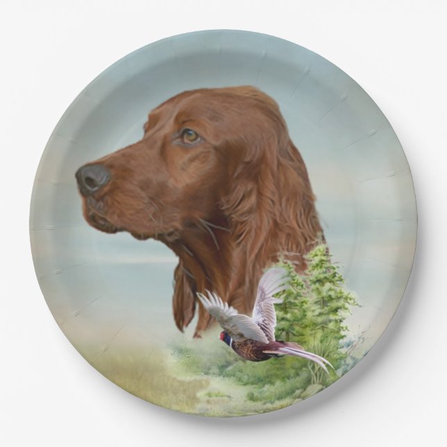 Irish Setter       Paper Plates (Front)