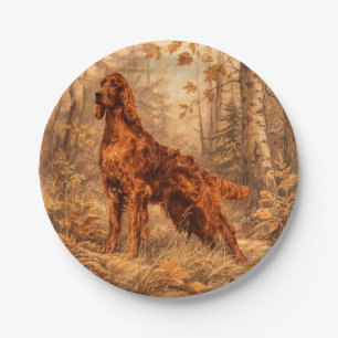 Irish  Setter,  Paper Plates