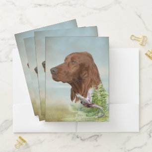 Irish Setter         Pocket Folder