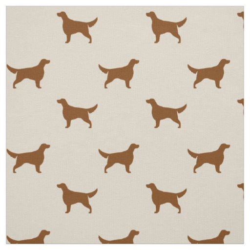 Irish Setter Silhouettes Pattern | Dog Breed Fabric