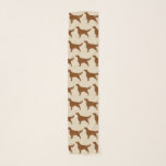 Irish Setter Silhouettes Pattern Scarf<br><div class="desc">Irish Setter Lover's Scarf</div>