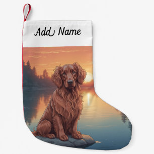 Irish Setter Small Christmas Stocking