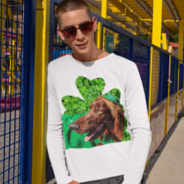 Irish Setter St. Patrick's Men's Lg Sleeve T-Shirt