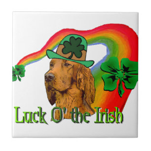 Irish Setter St Patricks Tile