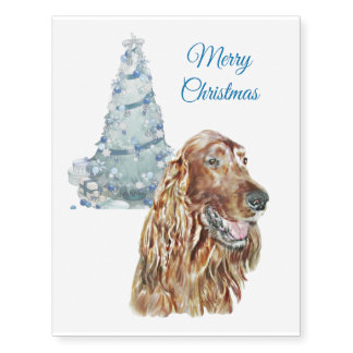 Irish Setter Temporary Tattoos