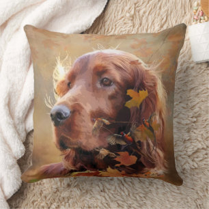  Irish Setter Throw Pillow