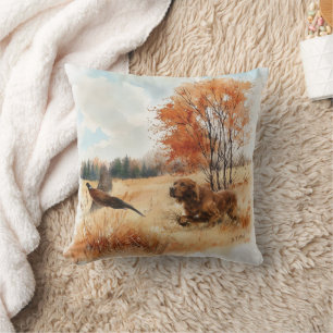 Irish Setter Throw Pillow