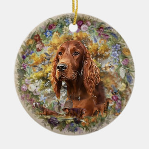 Irish Setter - Ultimate Upland Bird Dog Ceramic Ornament