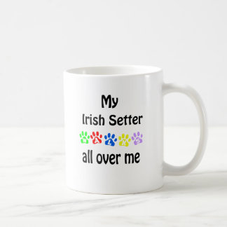 Irish Setter Walks Design Coffee Mug