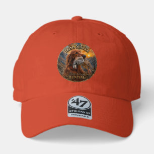 Irish Setter with Chukar Partridge ,Art  47 Brand Hat