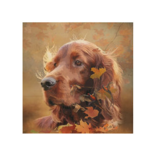 Irish Setter Wood Wall Art