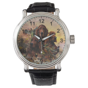 Irish Setters with Pheasants - Passion Hunt Watch