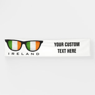 Irish Shades custom text & color banner